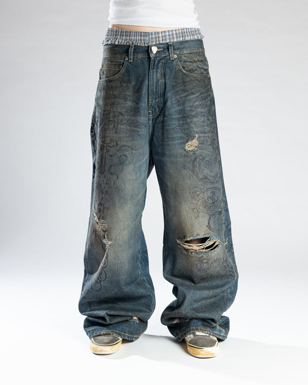 パンツ lildenimjean Tattoo jeans W28 Tattoo Jeans Dark Blue – Sex&jeans®