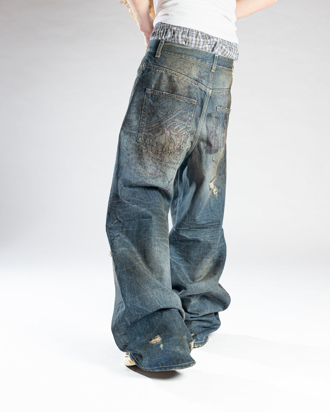 パンツ lildenimjean Tattoo jeans W28 Tattoo Jeans Dark Blue – Sex&jeans®
