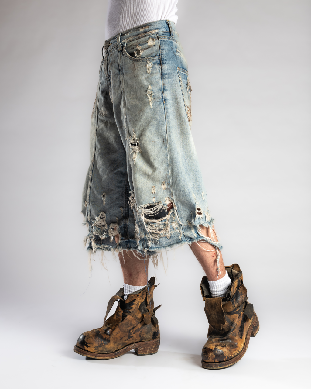 パンツ Lil Repaired Shorts lildenimjean Lil Ripped Shorts – Sex&jeans®